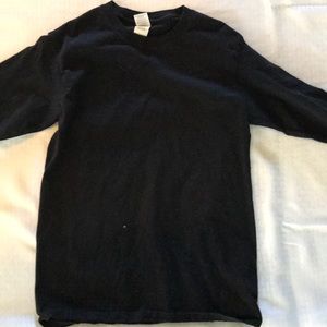 black long sleeved shirt